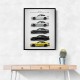 BMW M4 Evolution Sports Car Art Print