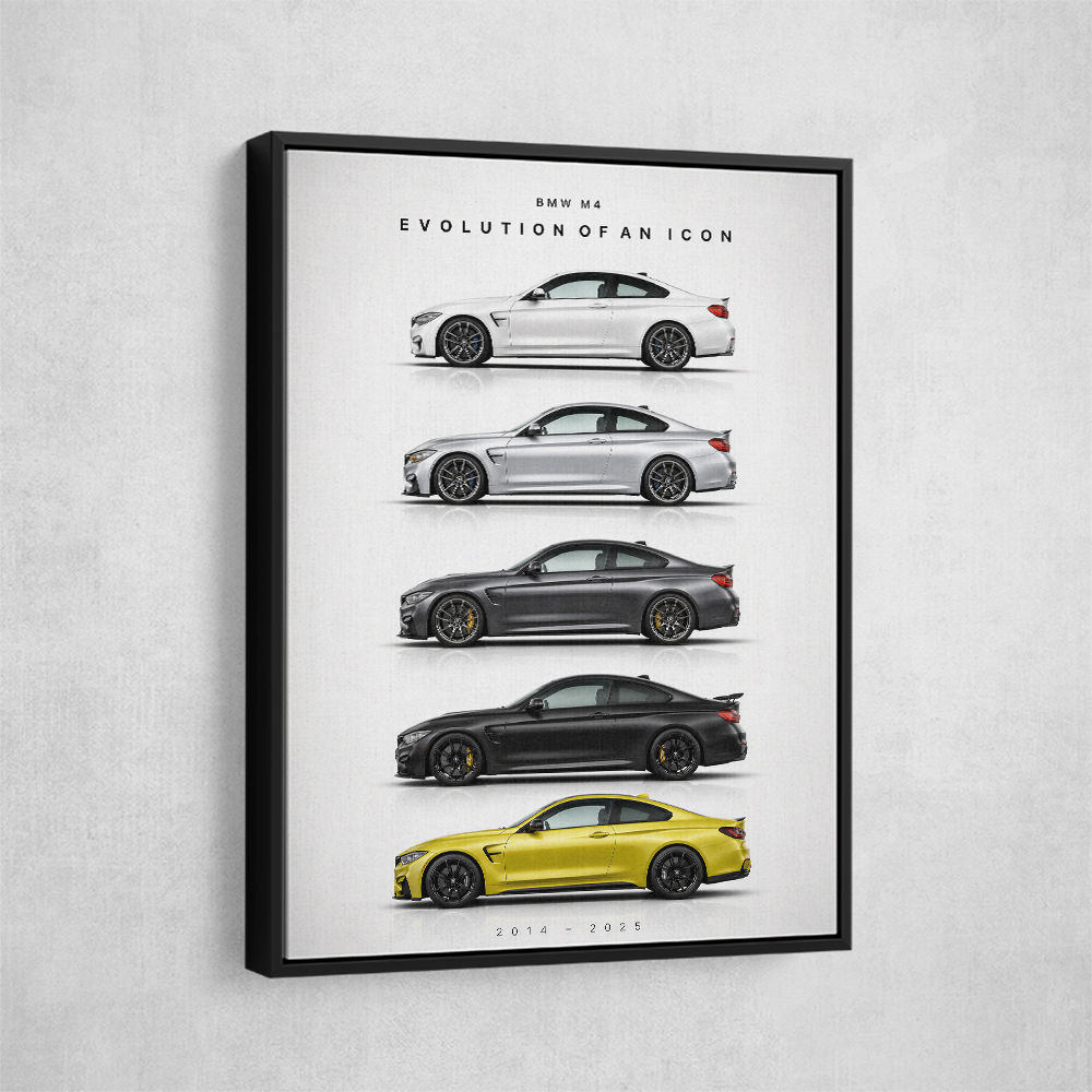 BMW M4 Evolution Sports Car Art Print