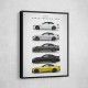 BMW M4 Evolution Sports Car Art Print