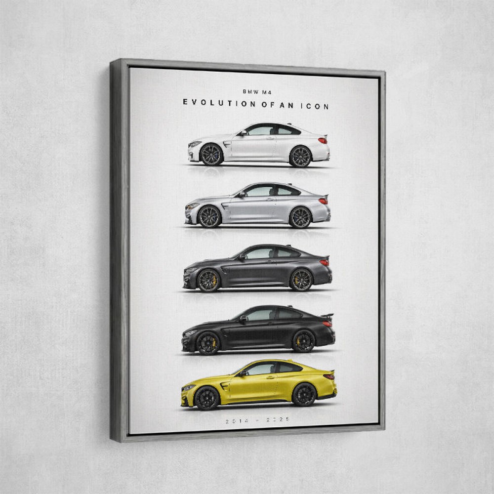 BMW M4 Evolution Sports Car Art Print