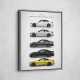 BMW M4 Evolution Sports Car Art Print