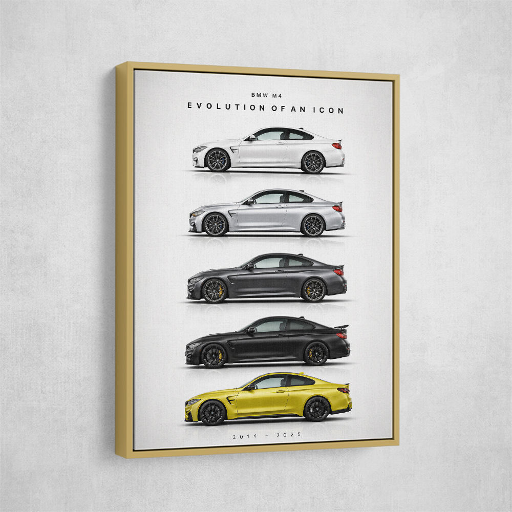 BMW M4 Evolution Sports Car Art Print
