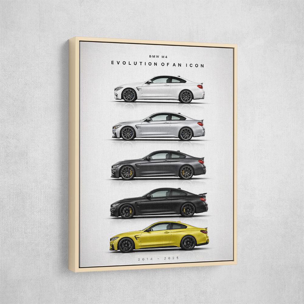 BMW M4 Evolution Sports Car Art Print