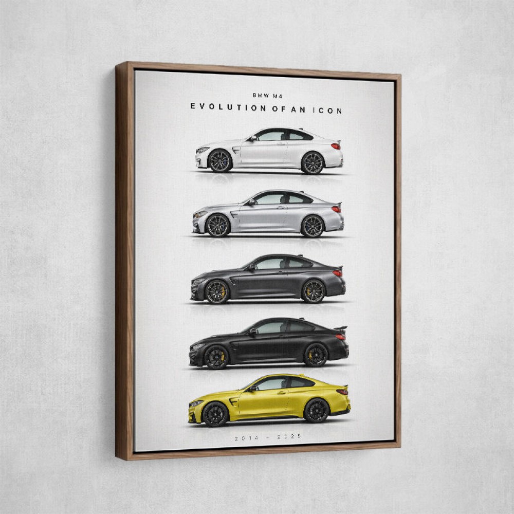 BMW M4 Evolution Sports Car Art Print