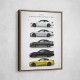 BMW M4 Evolution Sports Car Art Print