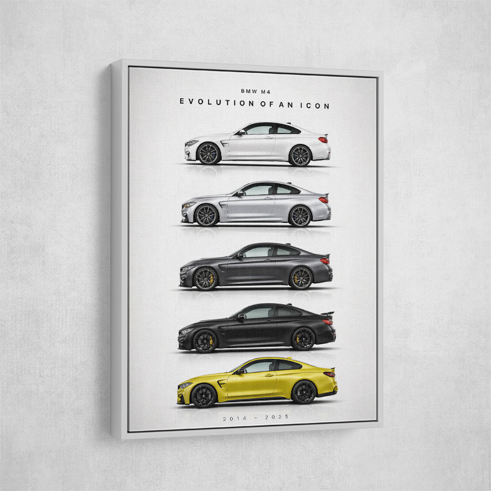 BMW M4 Evolution Sports Car Art Print