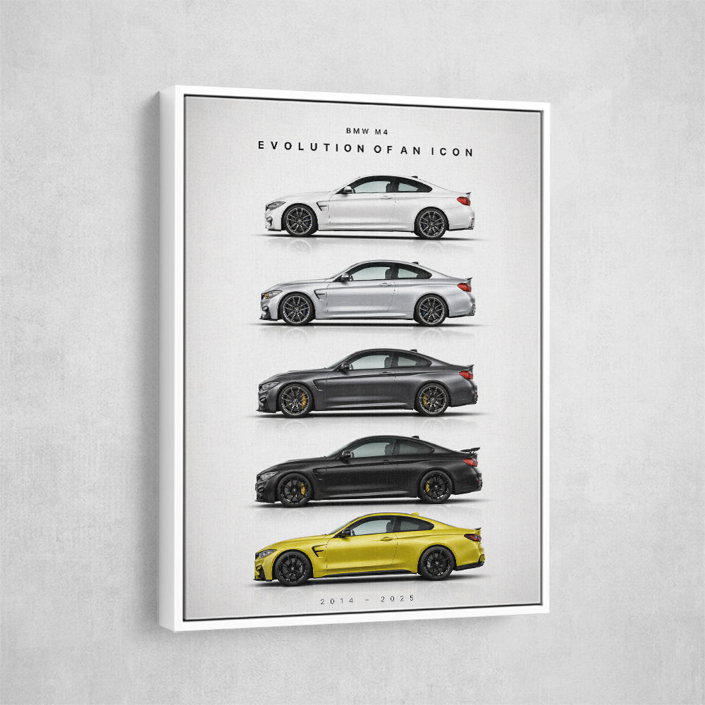 BMW M4 Evolution Sports Car Art Print
