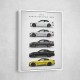 BMW M4 Evolution Sports Car Art Print