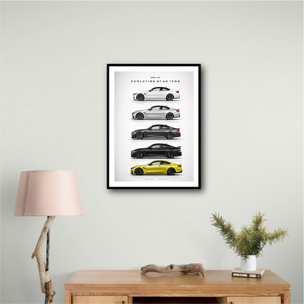BMW M4 Evolution Sports Car Art Print