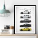 BMW M4 Evolution Sports Car Art Print