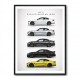 BMW M4 Evolution Sports Car Art Print