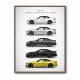 BMW M4 Evolution Sports Car Art Print