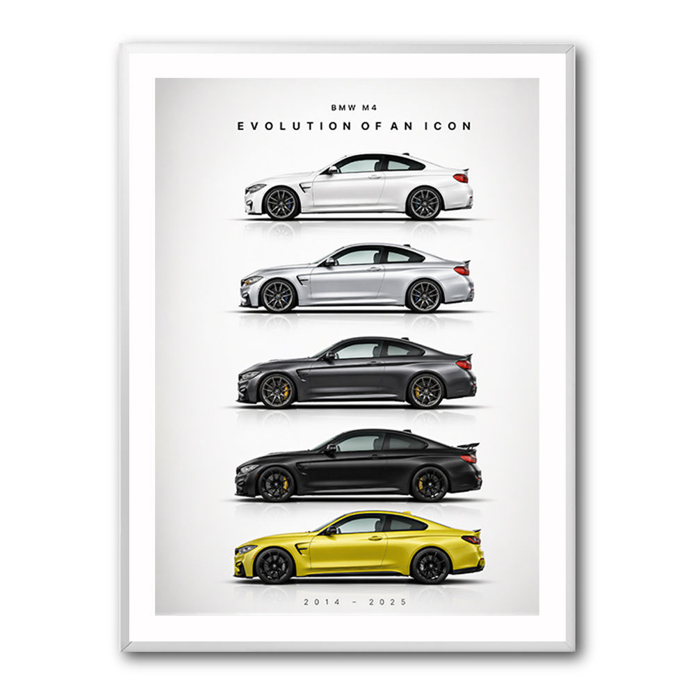 BMW M4 Evolution Sports Car Art Print