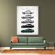 BMW M5 Evolution Generations Wall Art