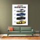 Corvette C8 Lineup The Future Of American Performance Art Print