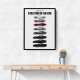 Corvette Legacy  The Complete Evolution Art Print