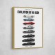 Corvette Legacy  The Complete Evolution Art Print