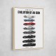 Corvette Legacy  The Complete Evolution Art Print