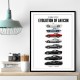 Corvette Legacy  The Complete Evolution Art Print