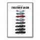 Corvette Legacy  The Complete Evolution Art Print