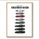 Corvette Legacy  The Complete Evolution Art Print