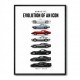 Corvette Legacy  The Complete Evolution Art Print