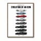 Corvette Legacy  The Complete Evolution Art Print