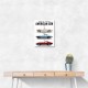 Corvette Performance Evolution  C5 To C8 Z06 Era Art Print