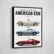 Corvette Performance Evolution  C5 To C8 Z06 Era Art Print