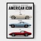 Corvette Performance Evolution  C5 To C8 Z06 Era Art Print