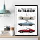 Corvette Performance Evolution  C5 To C8 Z06 Era Art Print