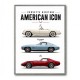 Corvette Performance Evolution  C5 To C8 Z06 Era Art Print