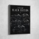 Dodge Black Edition  Power  Precision Performance Art Print