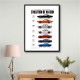 Dodge Charger Evolution  Power Through The Decades Art Print