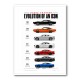 Dodge Charger Evolution  Power Through The Decades Art Print