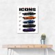 Dodge Icons  The Evolution Of American Muscle Art Print
