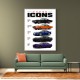 Dodge Icons  The Evolution Of American Muscle Art Print