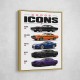 Dodge Icons  The Evolution Of American Muscle Art Print