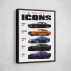 Dodge Icons  The Evolution Of American Muscle Art Print