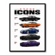 Dodge Icons  The Evolution Of American Muscle Art Print
