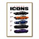 Dodge Icons  The Evolution Of American Muscle Art Print