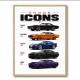 Dodge Icons  The Evolution Of American Muscle Art Print