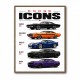 Dodge Icons  The Evolution Of American Muscle Art Print