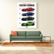 Dodge Viper Evolution  Raw American Performance Art Print