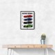 Dodge Viper Evolution  Raw American Performance Art Print