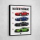 Dodge Viper Evolution  Raw American Performance Art Print