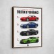 Dodge Viper Evolution  Raw American Performance Art Print