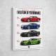 Dodge Viper Evolution  Raw American Performance Art Print