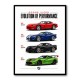 Dodge Viper Evolution  Raw American Performance Art Print