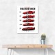 Ferrari Evolution Sports Cars Wall Art
